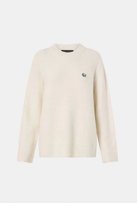Atlas Knit Sweater | Cream/Chocolate