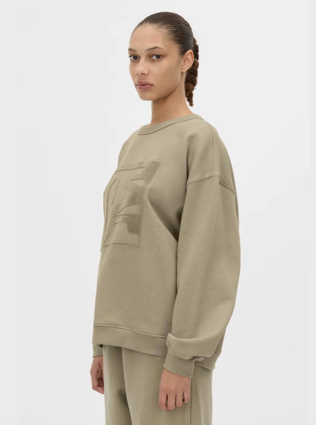 Sonora Flocked Tracksuit Top | Clay