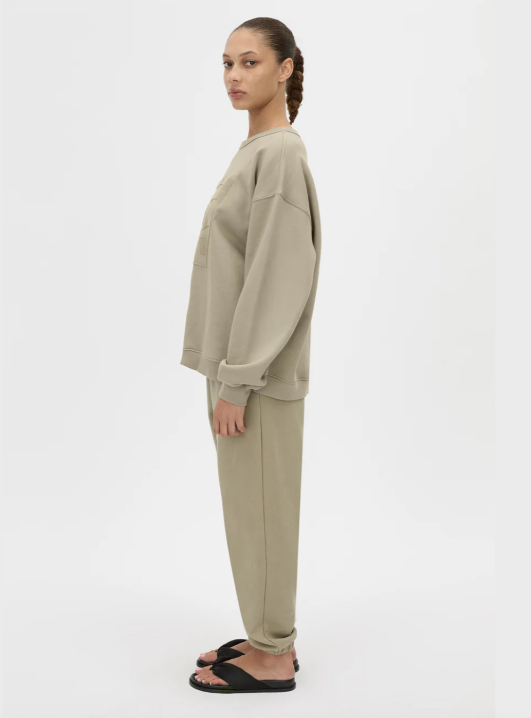 Sonora Flocked Tracksuit Top | Clay