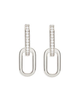 Sterling Silver Connect Deeply Hoops