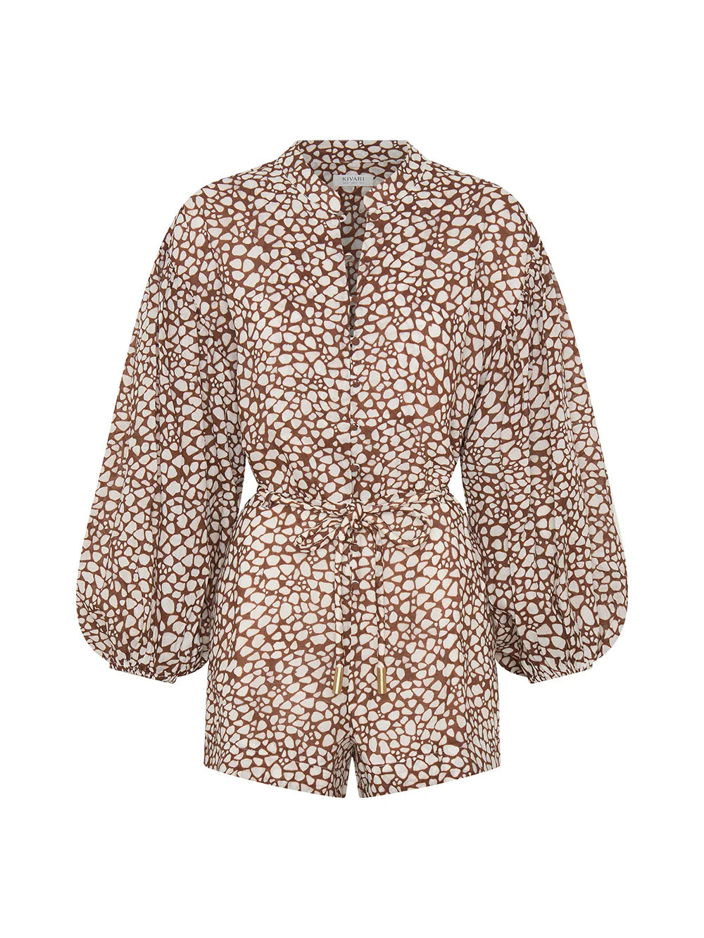 Solara Playsuit | Brown