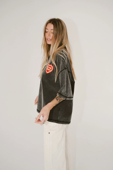 Sorry Mom Tee | Vintage Black