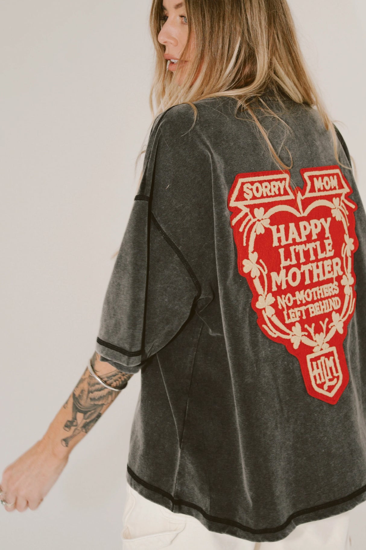 Sorry Mom Tee | Vintage Black