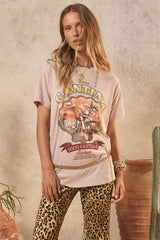 Coco Cantina Biker Tee | Taupe