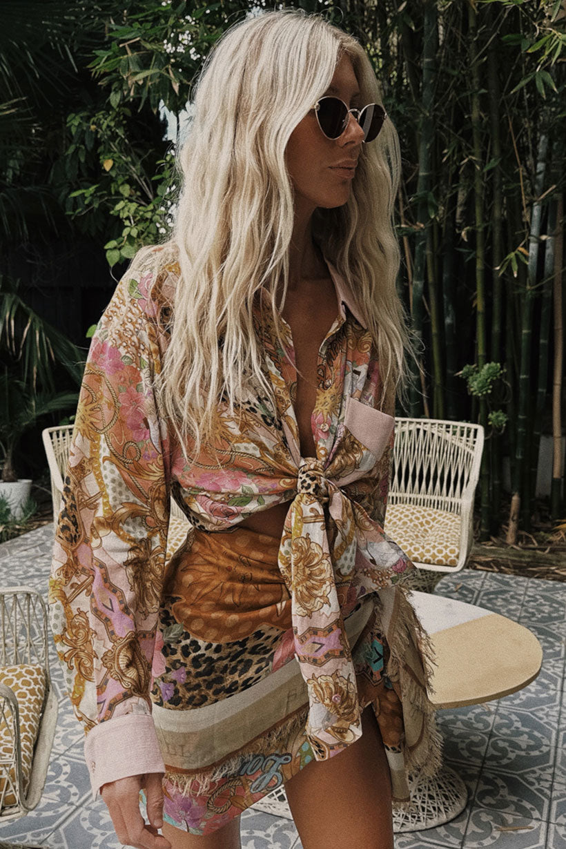 Lovers & Dreamers Shirt | Champagne Peach
