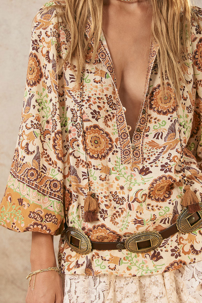 Sannah Blouse | Golden Ochre