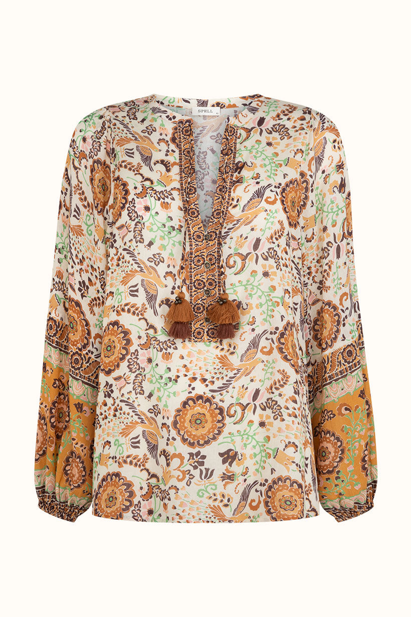 Sannah Blouse | Golden Ochre