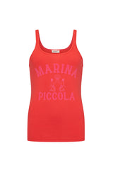Marina Piccola Singlet | Poppy