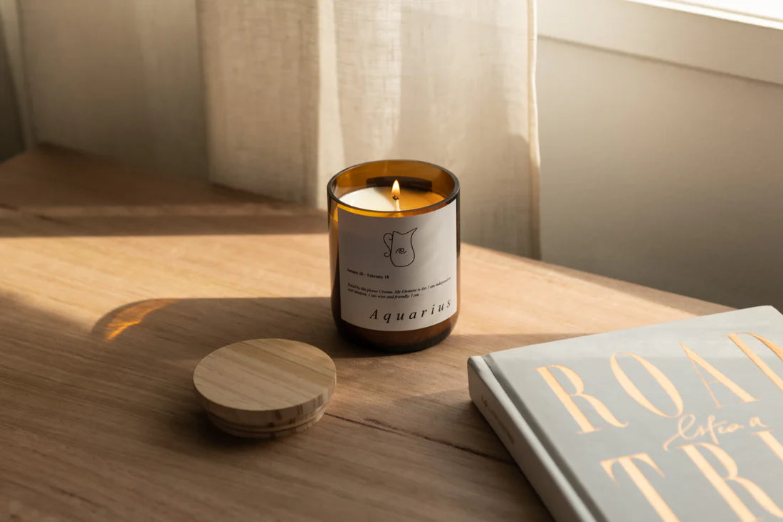Zodiac Candle Aquarius | Mali