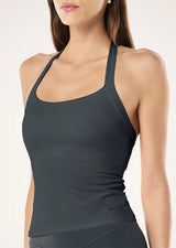 Unwind Halter Tank | Asphalt