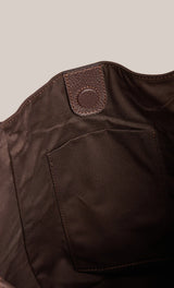 Scarlett 2.0 Dark Chocolate Leather Hobo
