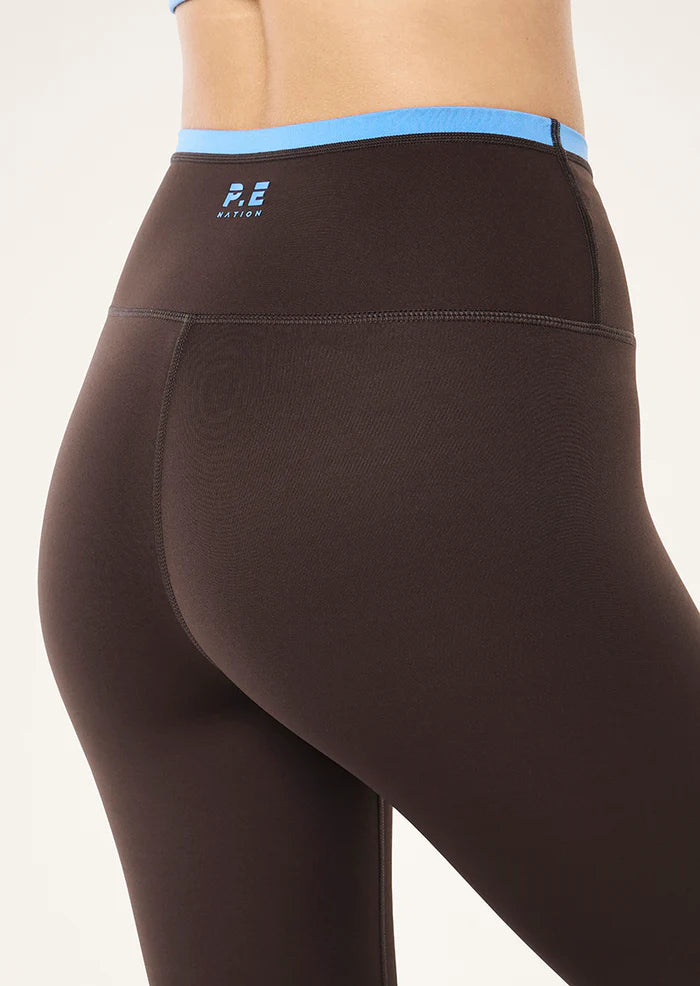 Vita Full Length Legging | Coffee Marina Blue