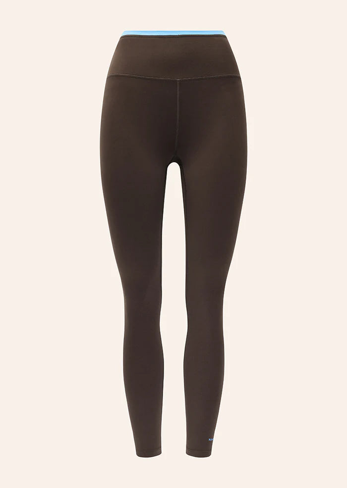 Vita Full Length Legging | Coffee Marina Blue