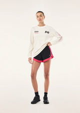 Voltage Long Sleeve Tee | Whisper White
