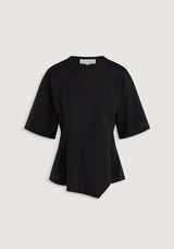 Aries Ponte Tee | Black
