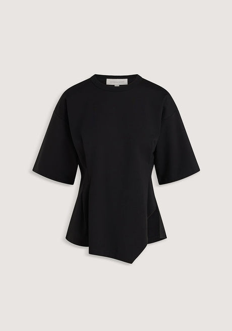 Aries Ponte Tee | Black