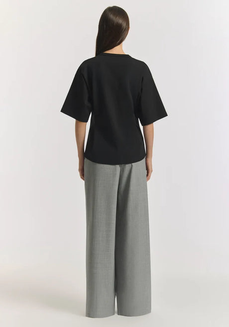 Aries Ponte Tee | Black