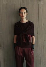 Hart Merino Cardigan | Garnet