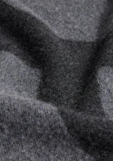 Snowdrift Merino Scarf | Charcoal