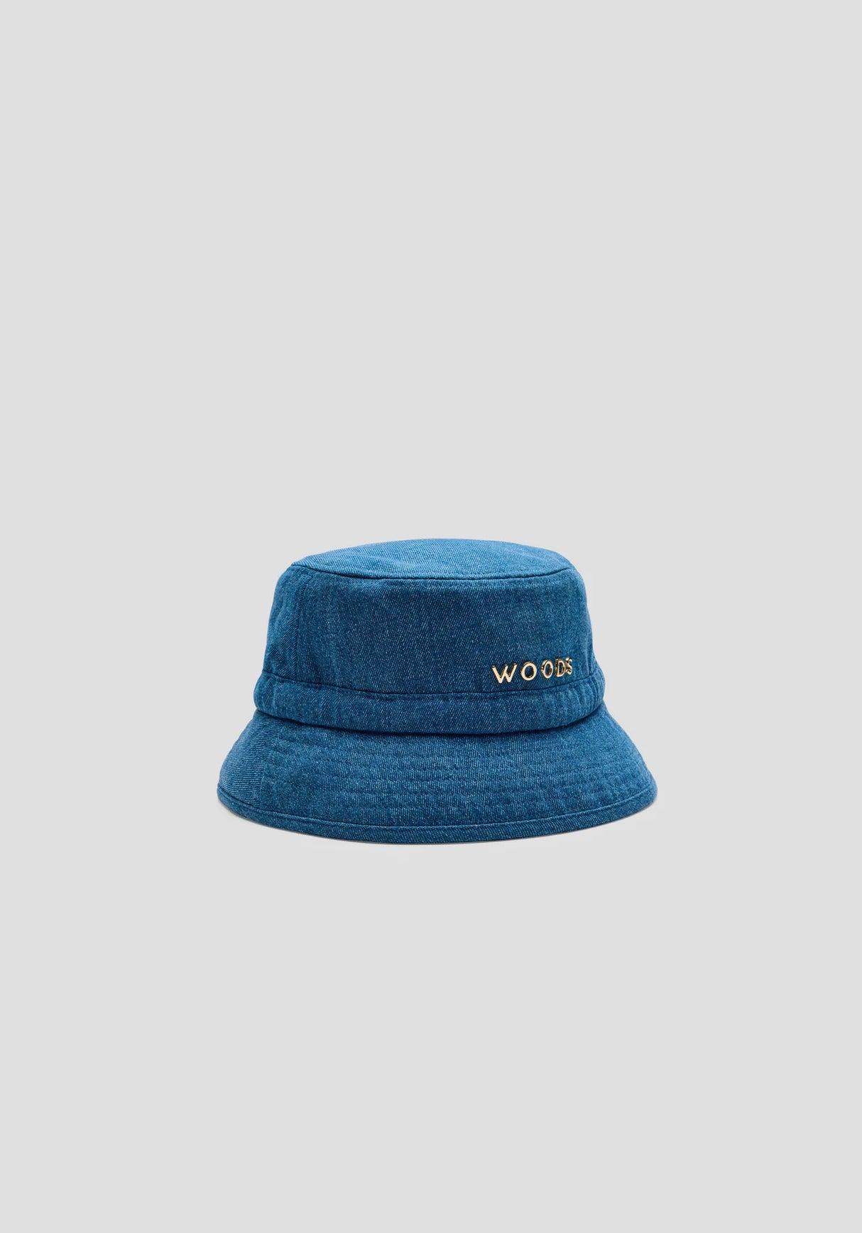 Woods Metal Bucket Hat | Denim Blue