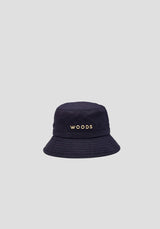 Woods Metal Bucket Hat | Black