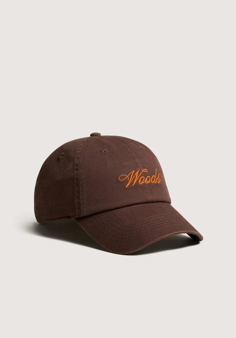 Woods Cursive Cap | Chocolate