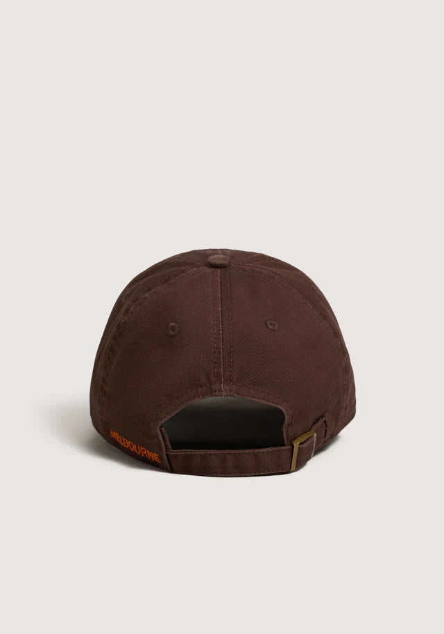 Woods Cursive Cap | Chocolate