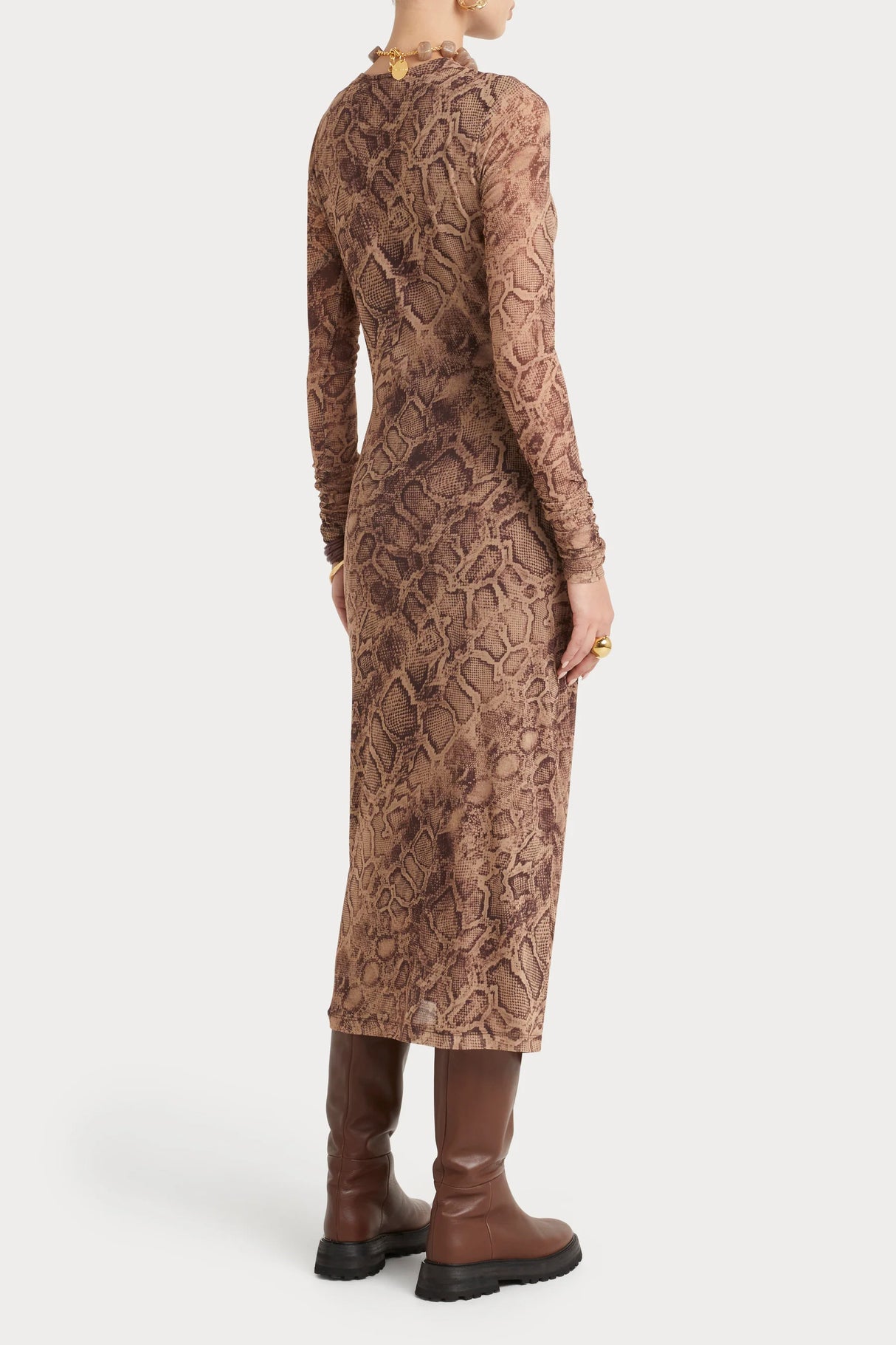 Serpent Mesh Dress | Print