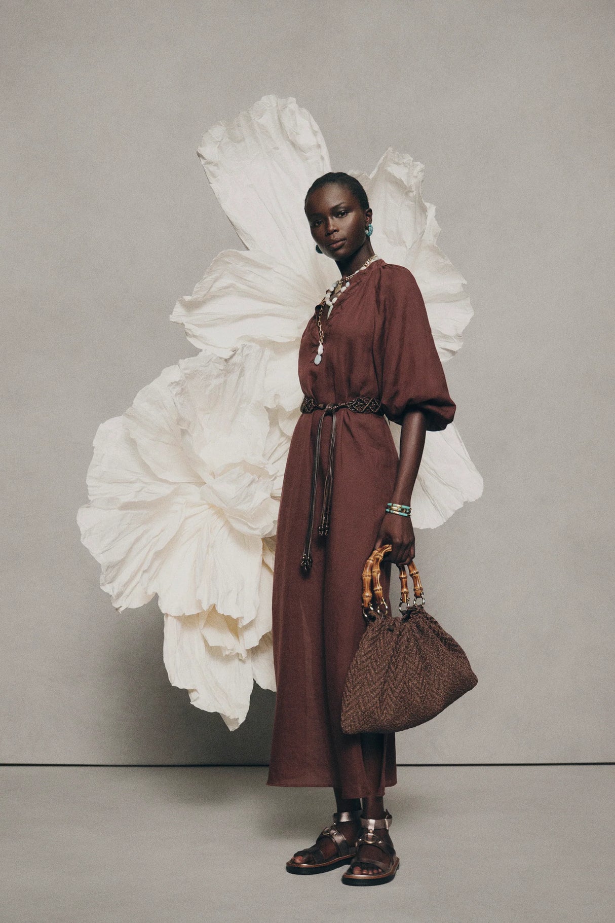 Husk Daphni Kaftan | Print