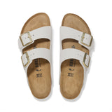 Birkenstock Arizona Antique White Nubuck Leather Narrow