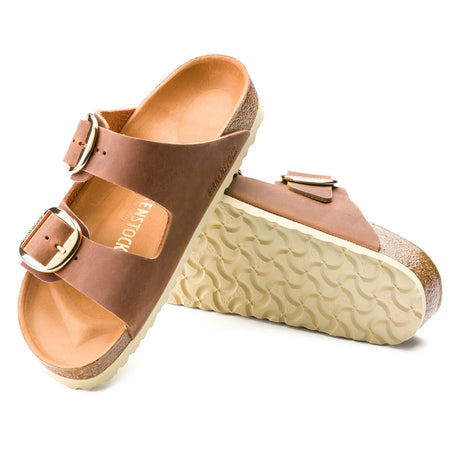 Birkenstock Arizona Big Buckle Cognac Oiled Leather Regular