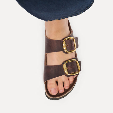 Birkenstock Arizona Big Buckle Habana Oiled Leather Regular