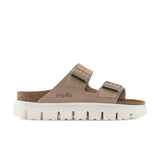 Birkenstock Arizona Pap Chunky Warm Sand Suede Leather Narrow