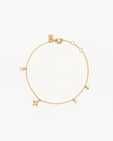 18K Gold Vermeil Live In Peace Bracelet