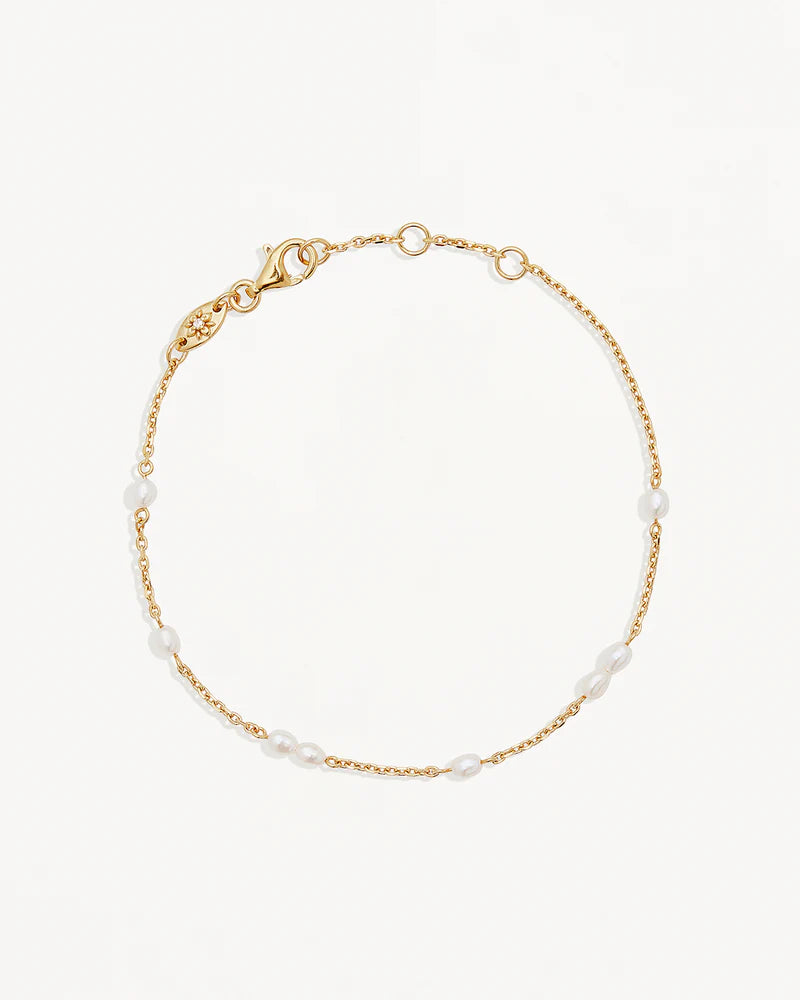 18k Gold Vermeil Serene Dreams Pearl Bracelet