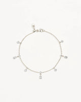 Sterling Silver No Rain, No Flowers Bracelet