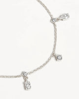 Sterling Silver No Rain, No Flowers Bracelet