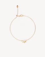 18k Gold Vermeil Lotus Rain Bracelet