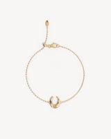 18k Gold Vermeil Lucky Horse Shoe Bracelet