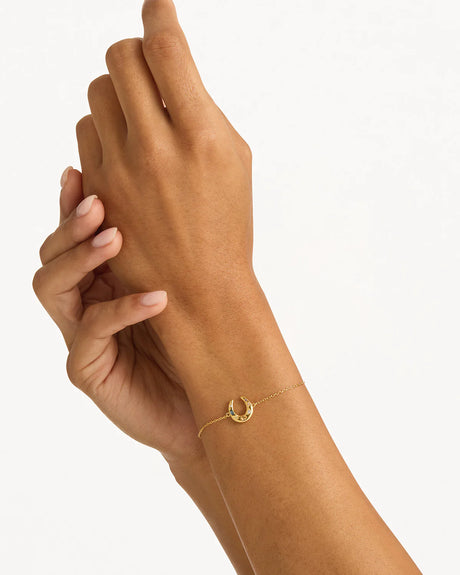 18k Gold Vermeil Lucky Horse Shoe Bracelet