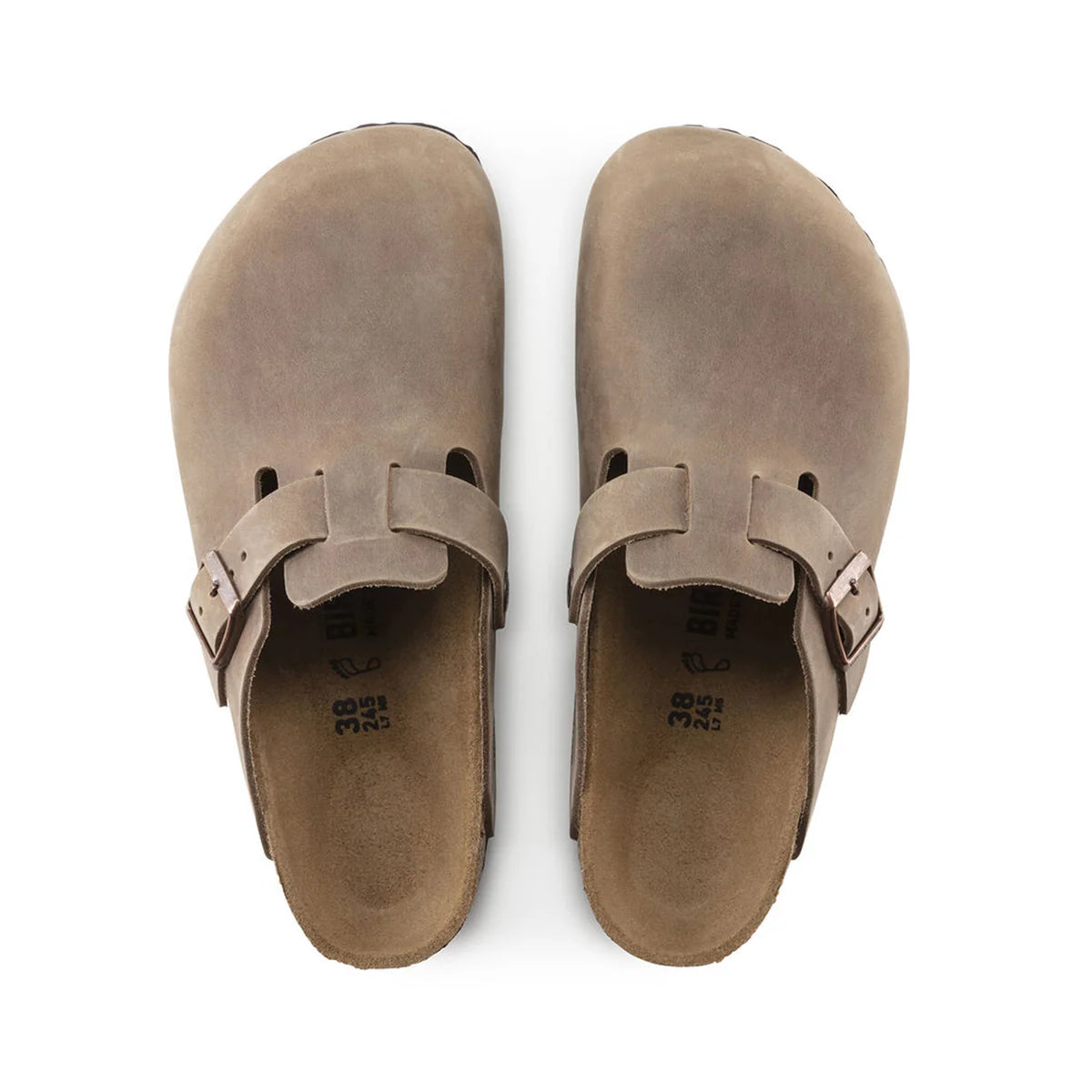 Birkenstock Boston Tobacco Brown Oiled Leather Regular