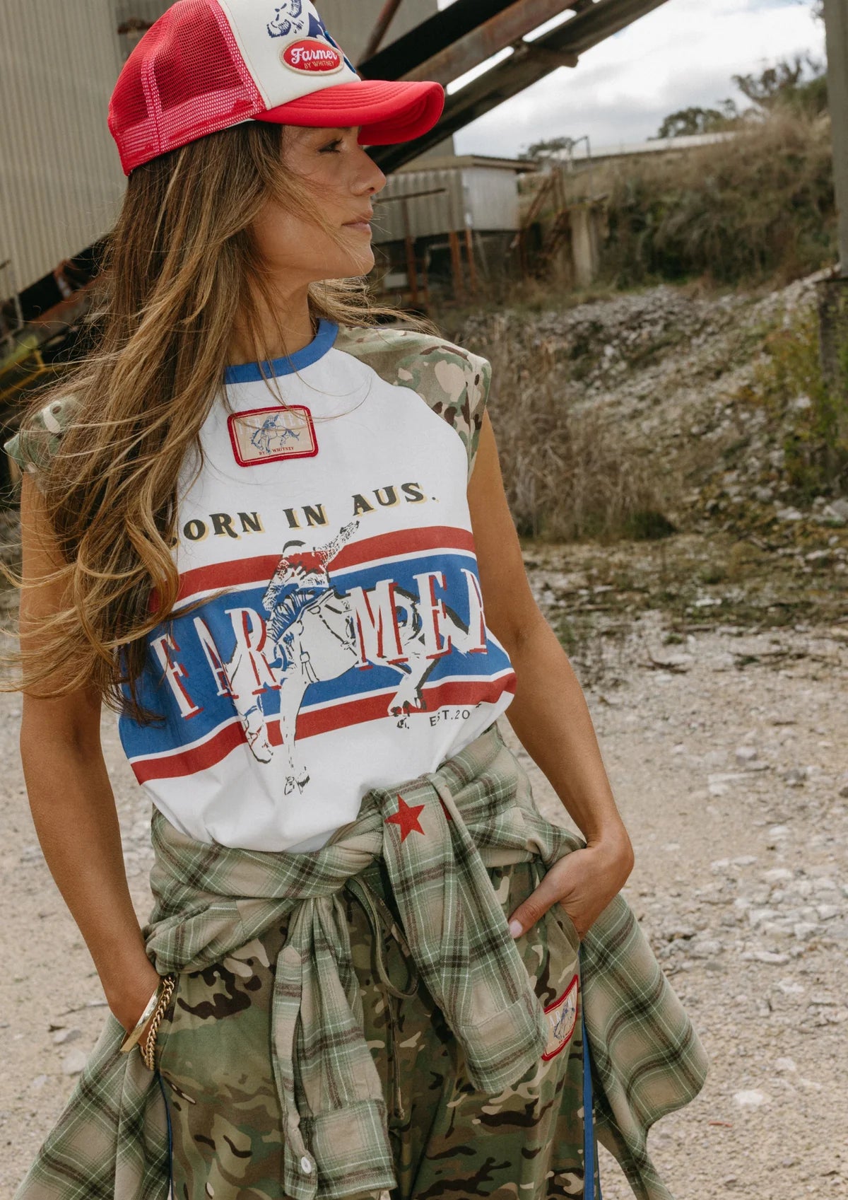 Camo Raglan Tank