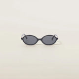 Miu Miu Oval Sunglasses Black OMU 04ZS