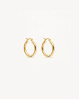 18k Gold Vermeil Sunrise Large Hoops