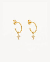 18k Gold Vermeil Starlight Hoops
