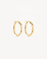18k Gold Vermeil Lover Hoops