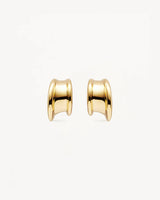 18K Gold Vermeil Muse Small Hoops