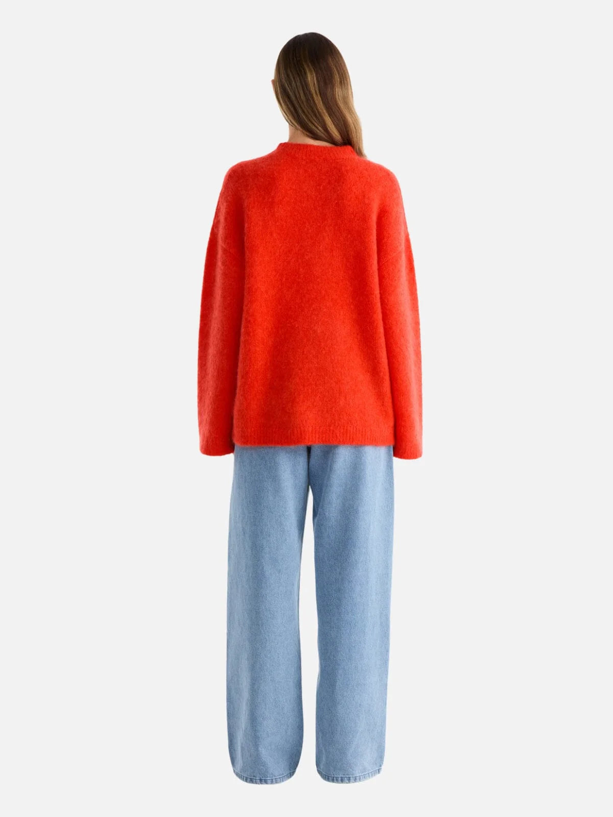 Elle Mohair Blend Knit | Poppy