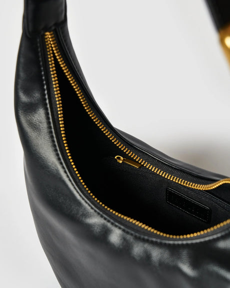 Everyday Croissant Bag  | Black