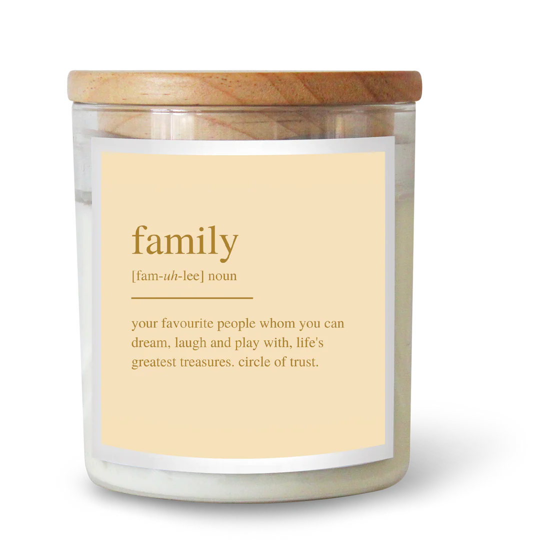 Goldie Dictionary Soul Candle - Family | Byron Bay